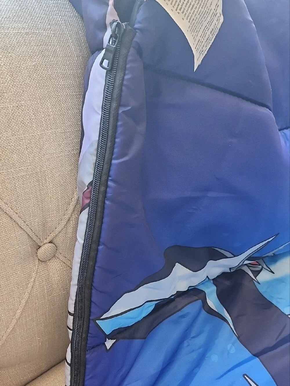 Blue Pokemon Kids Licensed Sleeping Bag